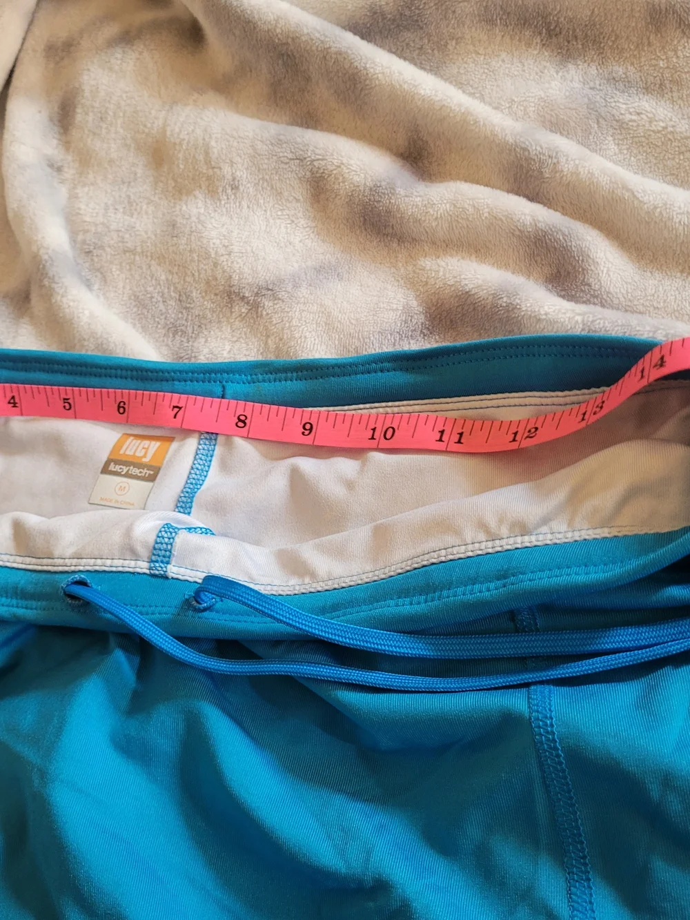 Lucy Turquoise Swim Skirt with Printed Built-In Shorts